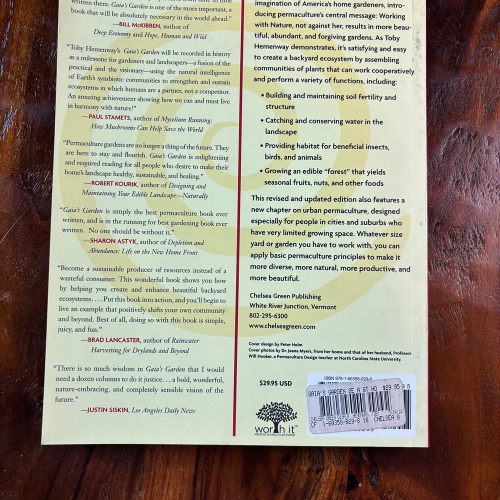 Chelsea Green Publishing gaia garden